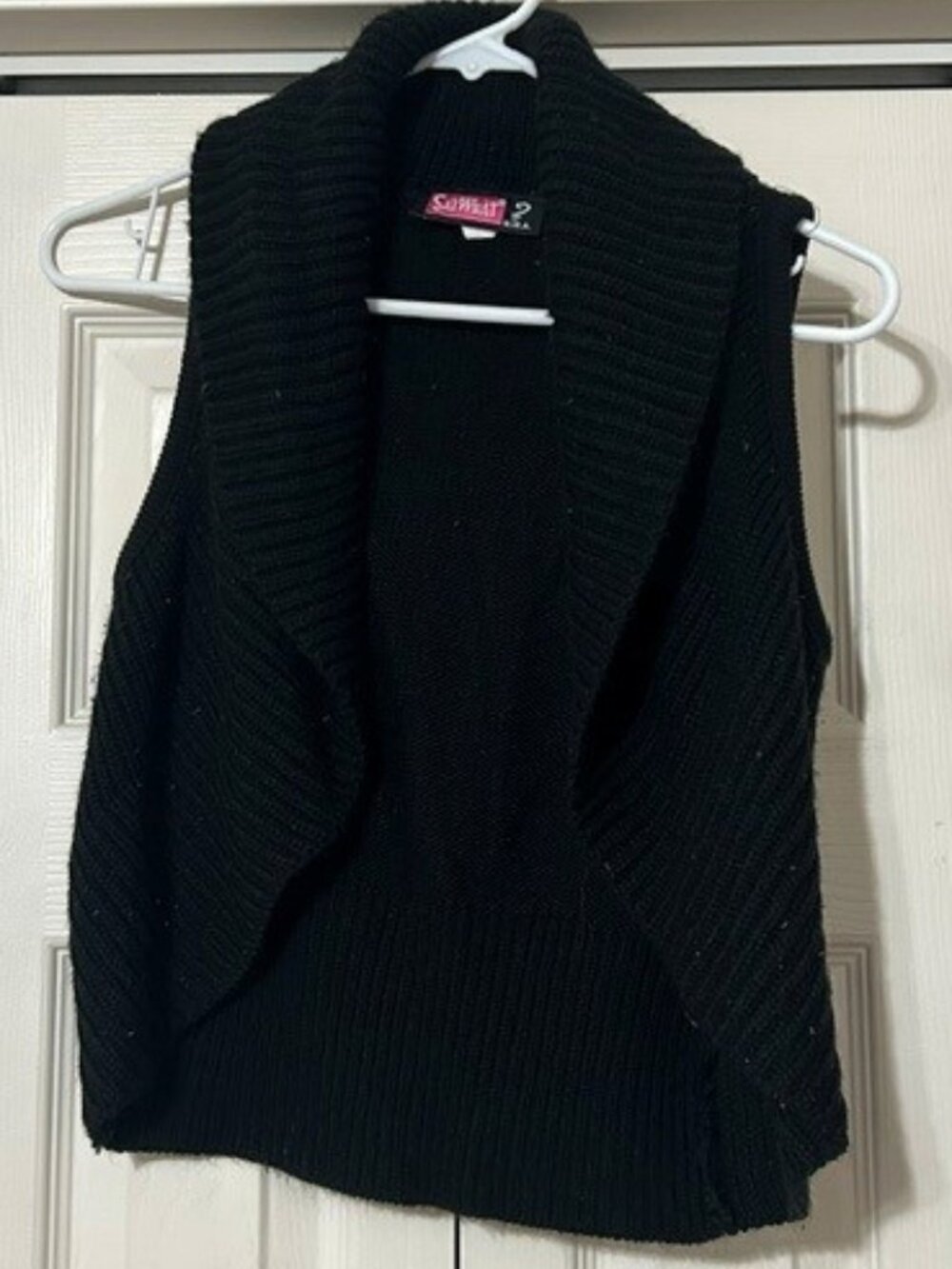 Say What -  semi-cropped sweater vest